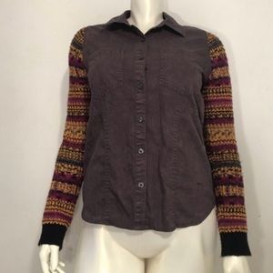 Free People Button Down Top Size Medium